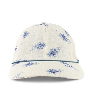 LoveShackFancy Linen Floral Hat.  NWOT